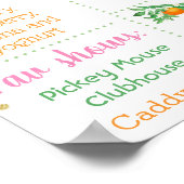 Little Cutie Birthday Milestone-teken Poster (Hoek)