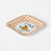 Little Cutie Birthday Paper Plate Papieren Bordje (Gebogen)