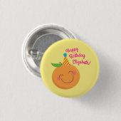 Little Cutie Birthday Party Ronde Button 3,2 Cm (Voorkant /achterkant)