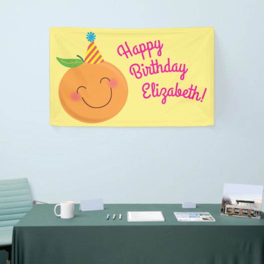 Little Cutie Birthday Party Spandoek (Beurs)