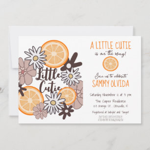 Little Cutie Boho Baby shower Kaart
