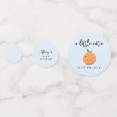 Little Cutie Boy Baby shower Confetti (Achterkanten)