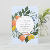 Little Cutie Boy Baby shower Kaart (Staand voorkant)