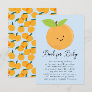 Little Cutie Boys Baby shower Book for Baby Card Informatiekaartje