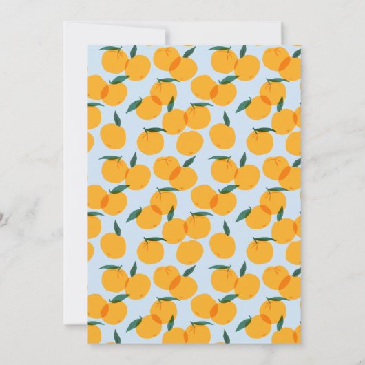 Little Cutie Boys Baby shower Invitation Kaart (Achterkant)