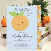 Little Cutie Boys Baby shower Invitation Kaart