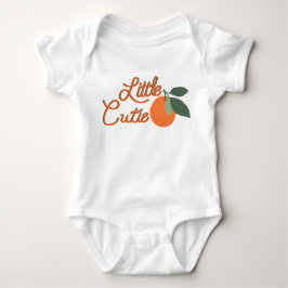 Little Cutie Citrus Baby Bodysuit met Waterverf