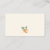 Little Cutie Citrus Baby Show Luier Raffle Informatiekaartje (Achterkant)