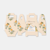 Little cutie citrus baby shower bedankdoosjes (Uitgevouwen)