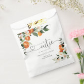 Little cutie citrus baby shower bedankzakje (Gezegeld)