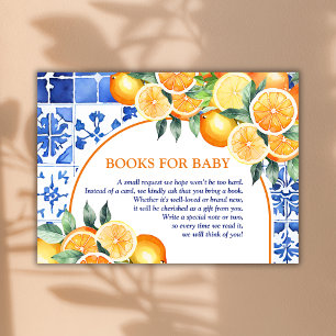 Little Cutie Citrus Baby shower Books for Baby Informatiekaartje