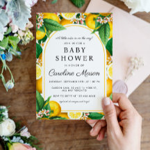 Little Cutie Citrus Baby shower