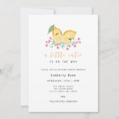 Little Cutie Citrus Baby shower Kaart (Voorkant)