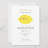 Little Cutie Citrus Baby shower Kaart (Voorkant)