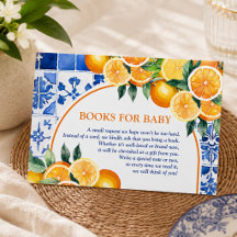 Little Cutie Citrus Baby Shower Luier Raffle Kaart