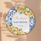 Little Cutie Citrus Baby shower Papieren Bordje