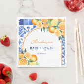 Little Cutie Citrus Baby shower Servet (Insitu)