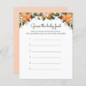 Little Cutie Citrus Babyvoedsel Raden Spelkaart (Voorkant / Achterkant)