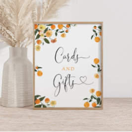 Little Cutie Citrus Botanical Kaarten and Gifts Si Poster