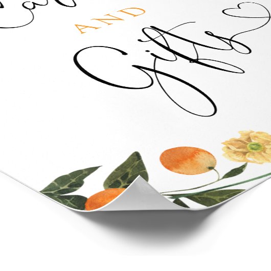 Little Cutie Citrus Botanical Kaarten and Gifts Si Poster (Hoek)