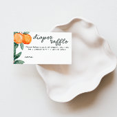 Little Cutie Citrus Diaper Raffle Game Entry Informatiekaartje