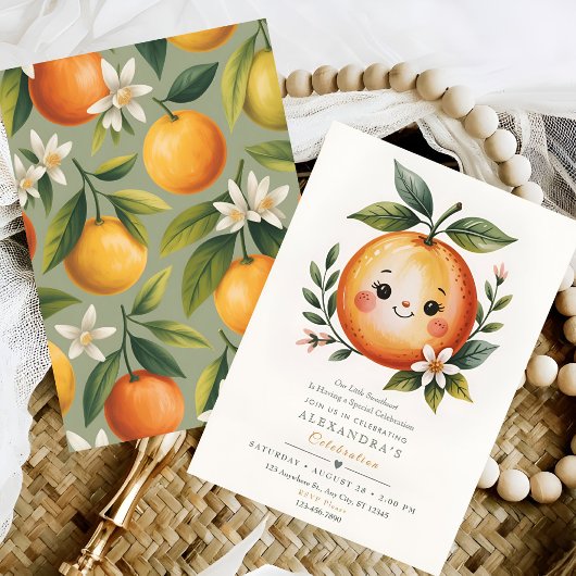 Little Cutie Citrus Feest Kaart