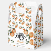  Little Cutie Citrus Orange Thank You  Baby Shower Bedankdoosjes (Geopend)
