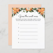 Little Cutie Citrus raadt de Sweet Mess Kaart (Voorkant / Achterkant)