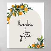 Little Cutie Citrus Sinaasappel Baby Boeken en ges Poster (Voorkant)