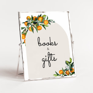 Little Cutie Citrus Sinaasappel Baby Boeken en ges Poster