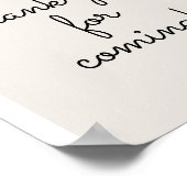 Little Cutie Citrus Sinaasappel Bedankt voor uw ko Poster (Hoek)