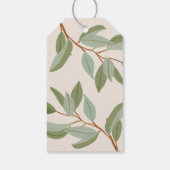 Little Cutie Citrus Sinaasappels Baby shower Cadeaulabel (Achterkant)