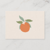 Little Cutie Citrus Sinaasappels Boeken voor Baby Informatiekaartje (Achterkant)