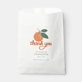 Little Cutie Clementine Baby shower gunstzak – Ci Bedankzakje