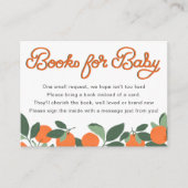 Little Cutie Clementine Boeken voor Baby Informatiekaartje (Voorkant)