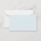 Little Cutie Clementine Boy Diaper Raffle Notitiekaartje (Achterkant)