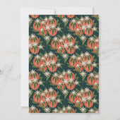 Little Cutie Clementine| Citrus Theme Baby shower Kaart (Achterkant)