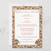 Little Cutie Clementine |Citrus Theme Baby shower Kaart (Voorkant)