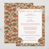 Little Cutie Clementine |Citrus Theme Baby shower Kaart (Voorkant / Achterkant)