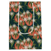 Little Cutie Clementine Donkergroen | Citrusthema Medium Cadeauzakje (Achterkant)