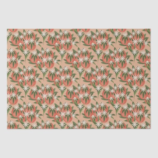 Little Cutie Clementine Roze Tissuepapier (Voorkant)