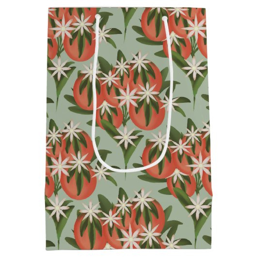 Little Cutie Clementine Sage Medium Cadeauzakje (Achterkant)