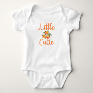 Little Cutie Clementine Sinaasappel Baby Baby Body Romper