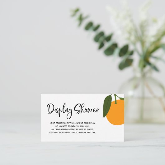 Little Cutie Display Douche insert kaart (Staand voorkant)