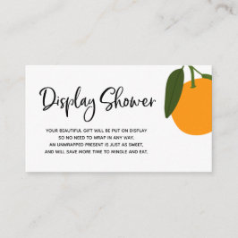 Little Cutie Display Douche insert kaart