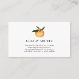 Little Cutie Display Douche insert kaart