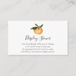 Little Cutie Display Douche insert kaart