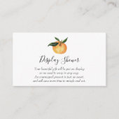 Little Cutie Display Douche insert kaart (Voorkant)