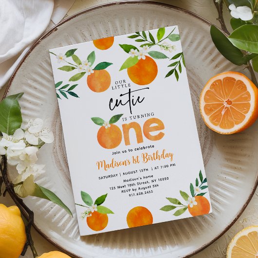 Little Cutie eerste verjaardag Kaart