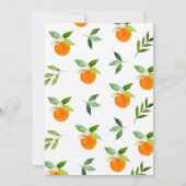 Little Cutie eerste verjaardag Kaart (Achterkant)